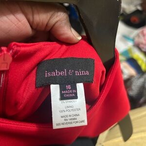Isabel & Nina Red Dress